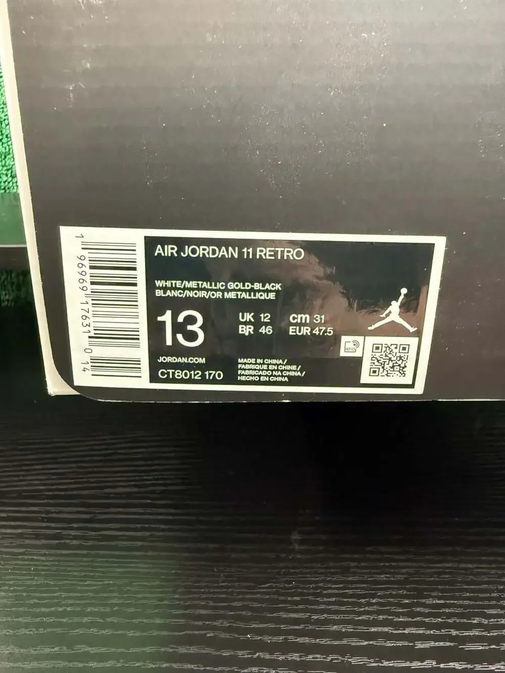 Air Jordan 11 Retro DMP Gratitude Men’s Size 13 Brand New